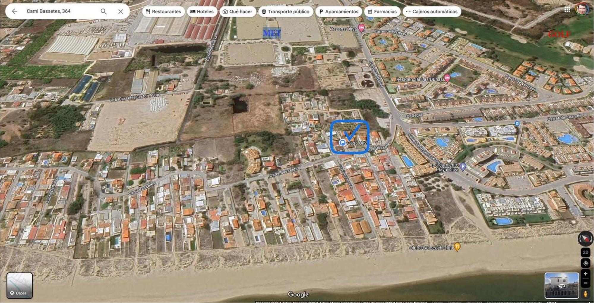 Casa De Playa En Oliva Al Lado Del Met Y Campo De Golf Villa Exteriör bild